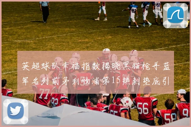 英超球队幸福指数揭晓黑猫枪手蓝军名列前茅利物浦第15热刺垫底引关注