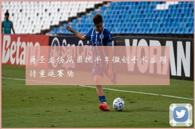 蒋圣龙伤病困扰半年微创手术后期待重返赛场